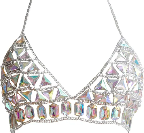 Vista 14 de Cadena corporal sexy para mujer Dorado