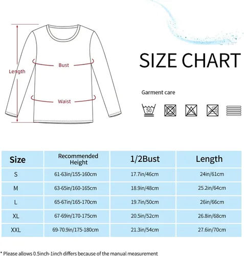 Vista 3 de Women's Fall Long Sleeve T-Shirt Womens Fashion Shirts Top Crewneck T-Shirts Outfit