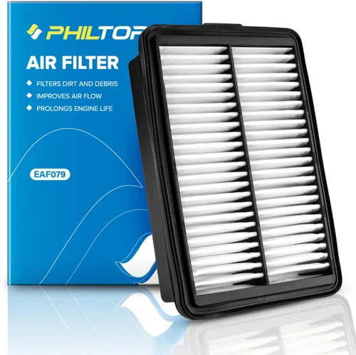 Vista 12 de PHILTOP Filtro de aire de motor CA10165 de repuesto para Honda Civic 2006-2011, L4 1.8L, panel rígido