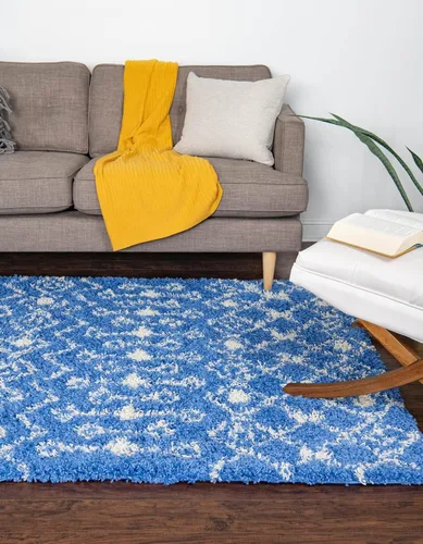 Vista 36 de Unique Loom Moroccan Trellis Shag Collection - Alfombra de área - Meknes (2 pies 2 pulgadas x 3 pies 1 pulgada, rectangular, marrón claro/marfil)
