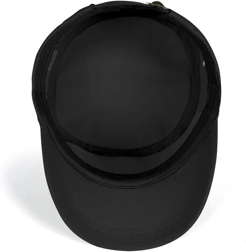 Vista 6 de Cadet Army Cap 2D Bomb Wing Adjustable Baseball Hat Vintage Military Flat Top Cap