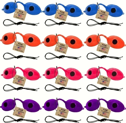 Vista 8 de Super Sunnies FDA Compliant Tanning Bed Goggles w/ Strap