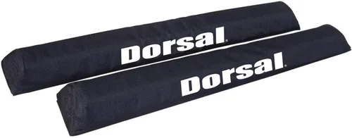 Vista 2 de DORSAL Aero - Almohadillas para portaequipajes de techo para barras transversales de fábrica y anchas - Paquete de 2 para tablas de surf, kayaks