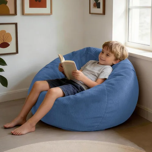 Vista 16 de LPMOERA Puf de espuma viscoelástica para niños/adolescentes con relleno redondo para niños, para sala de estar, dormitorio, dormitorio