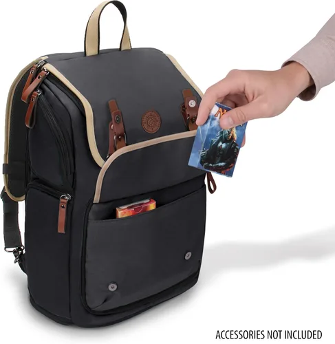 Vista 9 de ENHANCE Edición de Diseñador TCG Mochila - Bolsa de Juego MTG, Organizador de Cartas, Espacio para Atril de TCG, Caja de Almacenamiento de Mazo