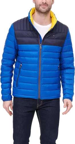 Vista 5 de Tommy Hilfiger Chaqueta acolchada plegable con aislamiento de plumón real para hombre Negro