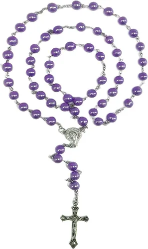 Vista 15 de First Communion Rosarys for Girls and Boys, RosaryBeads Catholic for Men, Women, Rosary Necklace as Gifts for Mother, Grandmother, Elders