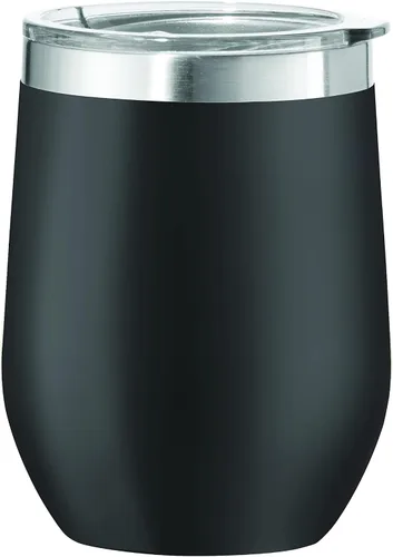 Vista 14 de Oggi Cheers 8145.3 - Vaso de vino con aislamiento, 12 onzas, color negro