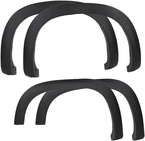 Vista 9 de ALLGOOD Guardabarros de rueda compatibles con Chevy Silverado 1500 2007-2013 Fleetside de 69.3 pulgadas para cama corta de doble cabina, solo