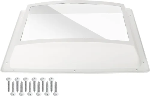 Vista 4 de Paquete de Reemplazo de Tragaluz para RV, Tragaluz Exterior de Cúpula de 18" x 26" que se Adapta a una Apertura de 14" x 22", Reemplazo de Tragaluz
