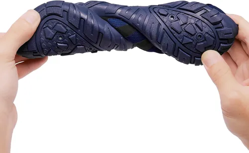Vista 6 de Racqua Zapatos de agua para hombre y mujer, de secado rápido, zapatos acuáticos ligeros, zapatos de playa descalzos para nadar