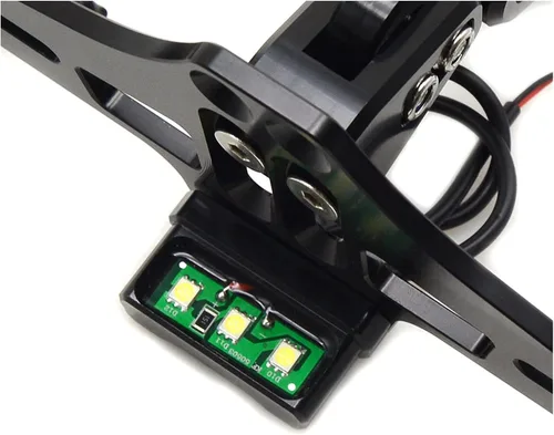 Vista 5 de Marco de matrícula de motocicleta con indicador LED, soporte de luz indicadora para Kawasaki para Ninja 250 300 650 para H2R para ZX6R Z750 Z800 1