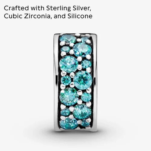Vista 3 de Pandora 791817MCZ Teal Shinning Elegance Clip