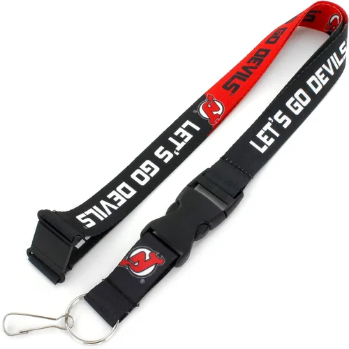 Vista 6 de Cordón de eslogan de la NHL - Cordón de seguridad para el cuello - Soporte para tarjetas de identificación