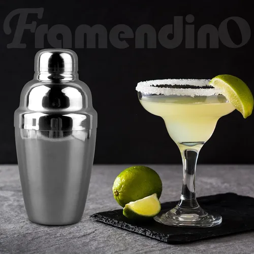 Vista 3 de Framendino, Coctelera de 8 onzas Martini Shakers Mixto Set Bebida de Acero Inoxidable Pequeña Bar Herramientas Profesionales