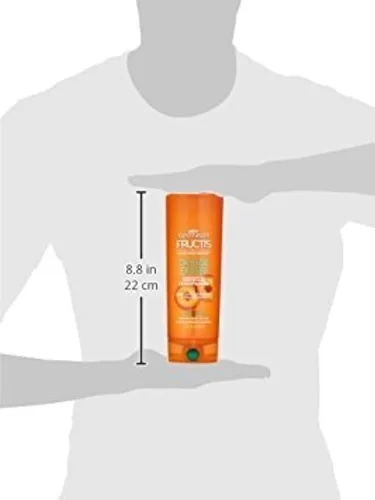 Vista 3 de Garnier Fructis - Acondicionador de borrador de daño, cabello dañado, 12 onzas líquidas