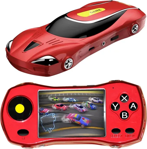 Vista 9 de Consola de juegos de mano para niños con más de 200 juegos retro precargados, reproductor de juegos portátil con batería recargable, pantalla LCD