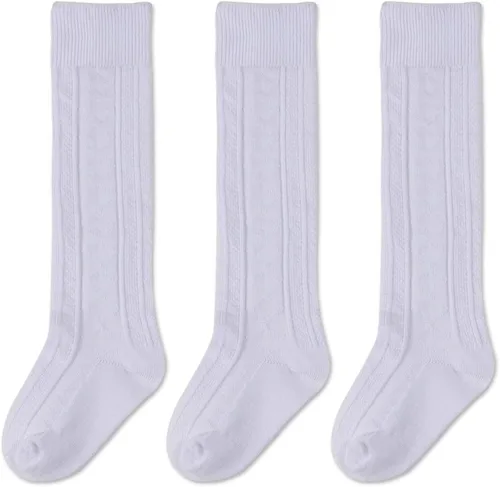 Vista 70 de EPEIUS Calcetines altos hasta la rodilla para bebés y niños pequeños (paquete de 3/5)