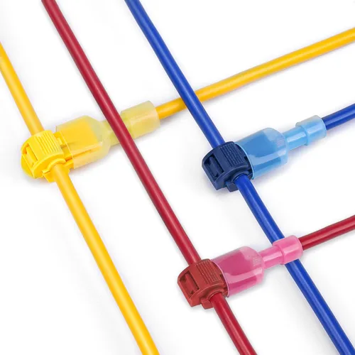 Vista 6 de TICONN Conectores de cable en T, conector de empalme rápido de cable en T, conectores en T para cableado con estuche de almacenamiento