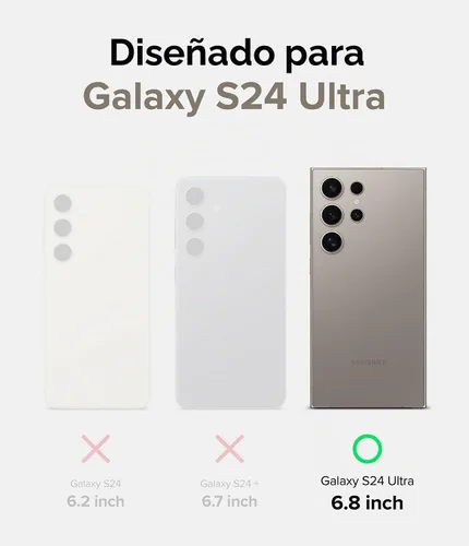 Vista 2 de Ringke Funda para Samsung Galaxy S24 Ultra [todo negro]