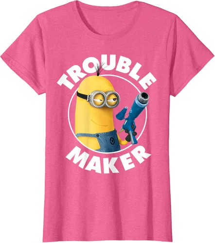 Vista 68 de Despicable Me Minions Kevin Fabricante de Problemas Gráfico Camiseta Negro