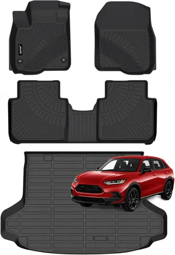 Vista 61 de Juego completo de tapetes de auto para todo tipo de clima, revestimiento automotriz para piso y maletero