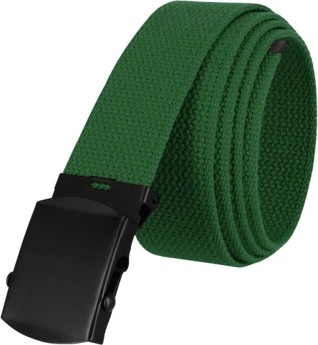 Vista 13 de Cinturón militar de lona Cinturón de tela Cinturón sin cuero Cinturón de talla única, 1-1/2 "(38 mm) de ancho