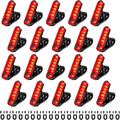Vista 8 de KunHe USB Rechargeable Bike Tail Lights Super Bright Bicycle Rear Safety Light with 4 Light Modes for Skateboards Strollers and Wheelchairs