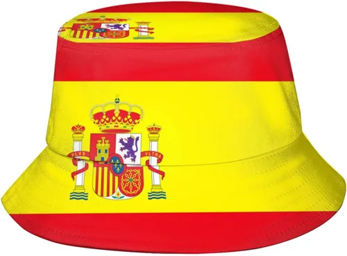 Vista 45 de KiuLoam Sombreros de pescador unisex con bandera, sombreros de pescador plegables para exteriores, verano, viajes, senderismo, playa, gorras