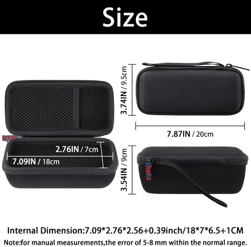 Vista 4 de khanka Hard Travel Case Replacement for Sonos Roam 2 / Sonos Roam Portable Smart Bluetooth Speaker