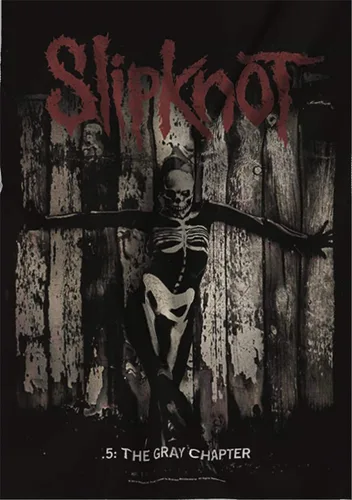 Vista 2 de Heart Rock Original Slipknot The Gray Chapter, tela, multicolor, 43.3 x 29.5 x 0.0 in