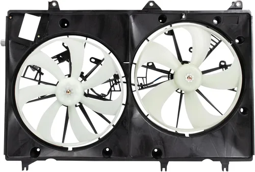 Vista 61 de Conjunto de ventilador de refrigeración dual del radiador TRQ Para Toyota Avalon 2013-2018 Camry 2012-2017 TO3115173