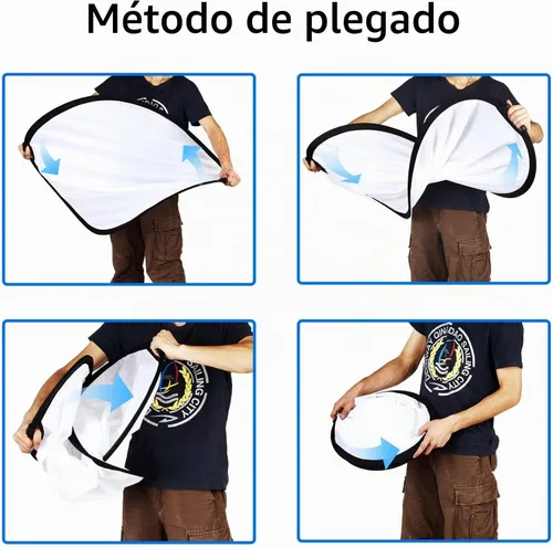 Vista 7 de Selens Portable 5-in-1 24 in / 60 cm Handle Round Reflector Collapsible