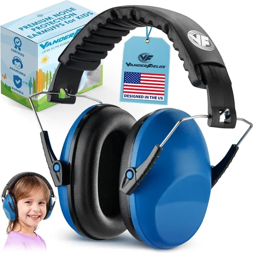 Vista 13 de Vanderfields Auriculares de Protección Auditiva - 26dB - Protección Auditiva para Tiro de Rango - Orejeras con Cancelación de Ruido para Adultos 2