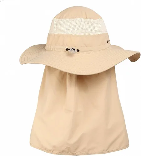 Vista 18 de Gorra de pesca Ddyoutdoor™ 07–281. Moda, verano, protección solar al aire libre, con cuello y visera de ala ancha