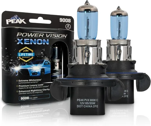 Vista 8 de PEAK Power Vision Gold bombillas automotrices de alto rendimiento 9008/H13 65/55W (paquete de 2)