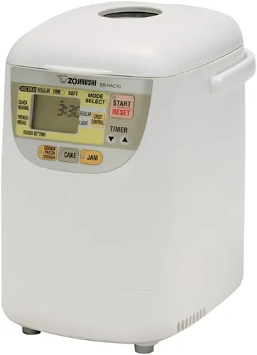 Vista 2 de Zojirushi BB-HAC10 Home Bakery panificadora programable mini de 1 libra, color blanco Bakes 1-Lb Loaves, 13-Hour Delay Timer, Quick-Bake under 2