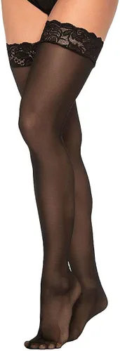Vista 2 de Mapalé Sexy Muslo Medias Altas para Mujer Pantimedias para Mujer