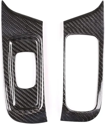 Vista 9 de Ajuste para Porsche 911 718 LHD 2013-2021 Accesorios interiores de fibra de carbono real para puerta de automóvil, panel de interruptor de control
