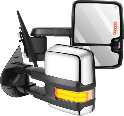 Vista 27 de ECCPP - Espejos de remolque de repuesto para Chevy Silverado 2007-2014