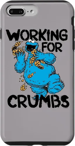 Vista 12 de iPhone 12/12 Pro Sesame Street Cookie Monster Trabajo para migas caso