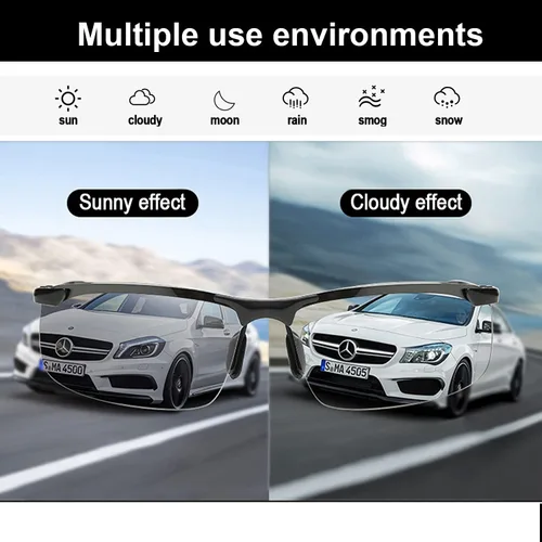 Vista 4 de YIMI Gafas de sol polarizadas fotocromáticas para conducción z87 para hombres y mujeres gafas de seguridad de día y noche
