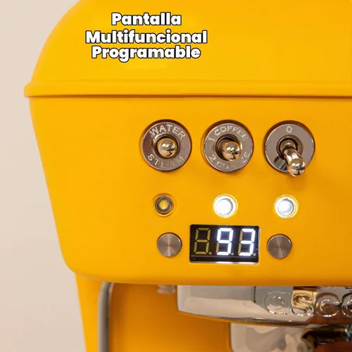 Vista 5 de Ascaso Dream PID, máquina de café espresso programable para el hogar con controles volumétricos, 120 V (antracita)