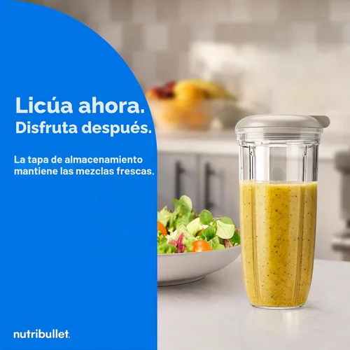 Vista 9 de nutribullet® Turbo Tumbler Edition, licuadora personal, beige duna Beige (Dune Beige)
