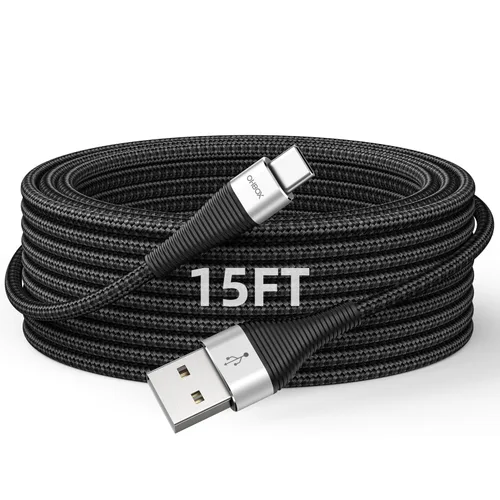 Vista 10 de Cable corto USB C, cable USB C a USB C de 100 W, cable de carga rápida de 1 Negro