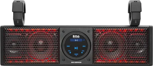 Vista 2 de BOSS Audio Systems SB18BRGB ATV UTV Sistema de barra de sonido – 18 pulgadas de ancho, clasificación IPX5 resistente a la intemperie, audio