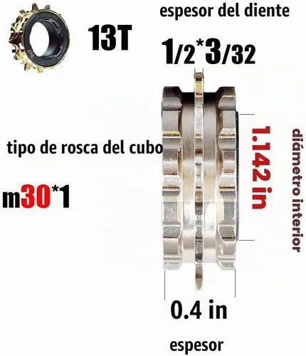 Vista 2 de DRIFT MANIAC DNP Single Speed Freewheel 13t/14t/15t