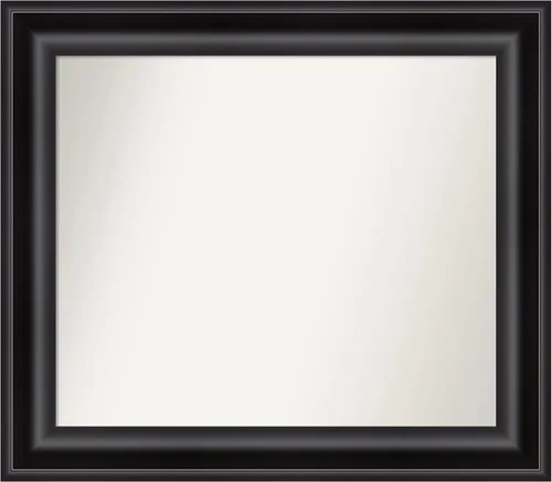 Vista 37 de Amanti Art Espejo personalizado, espejo de baño negro puente, espejo de pared o espejo de tocador de baño sobre el fregadero (26 x 26 pulgadas)