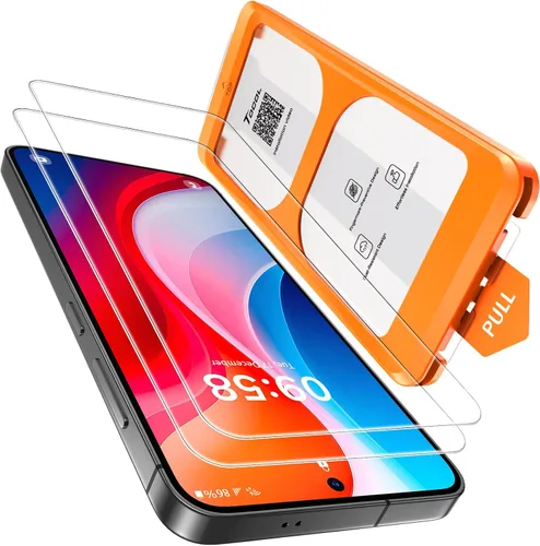 Vista 17 de TOCOL Protector de pantalla para Google Pixel 10 Pro XL 6.7 9H dureza grado militar inastillable HD vidrio templado para cobertura completa, fácil