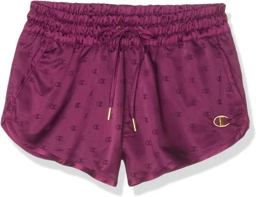 Vista 4 de Champion Pantalones cortos de satén para mujer, Oro